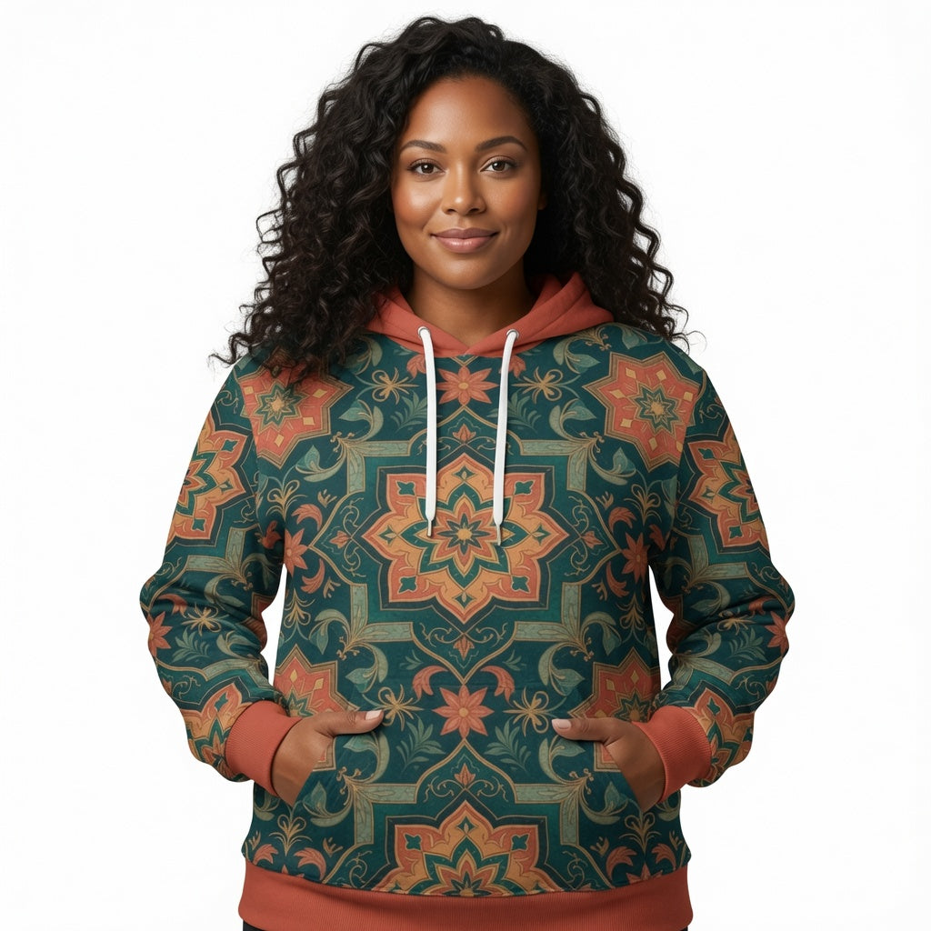 Moroccan Oasis Pullover Hoodie