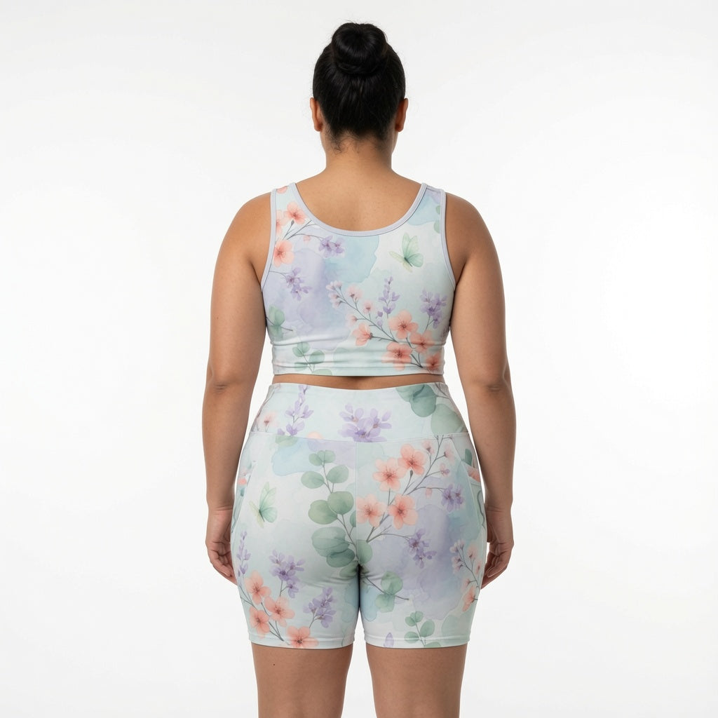 Spring Energy All-Over Print Women's Yoga Set