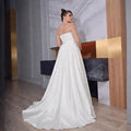 Sloane Pearl Sweetheart Satin Gown