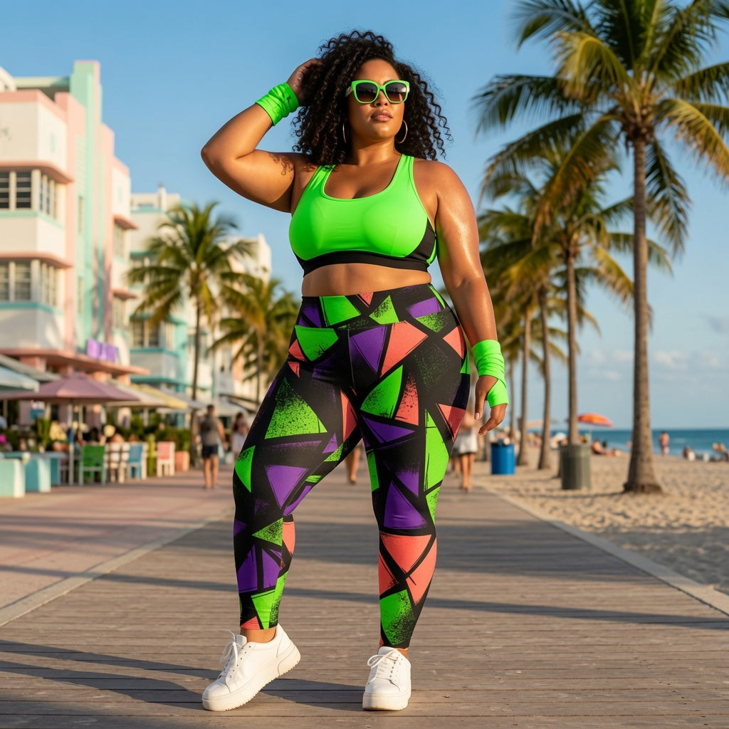 Shatter Grid Leggings