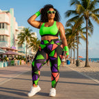 Shatter Grid Leggings