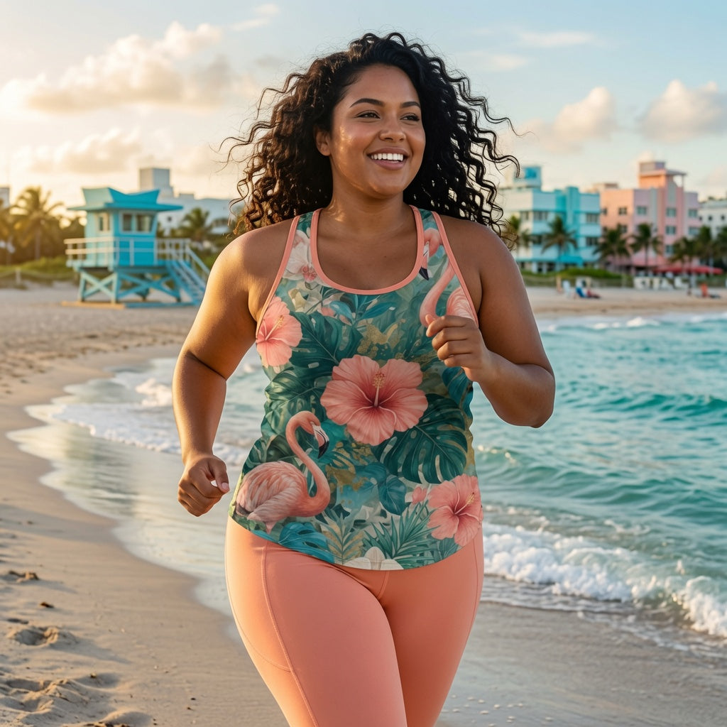 Flamingo Oasis Tank Top