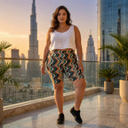 Wave Drift Biker Shorts