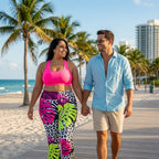 Neon Wild Flare Leggings