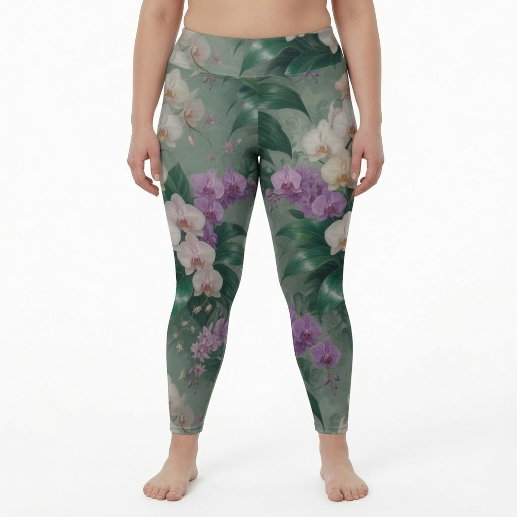 Orchid Paradise High Waist Leggings