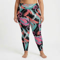 Swirl Print High-Waist Pocket Leggings