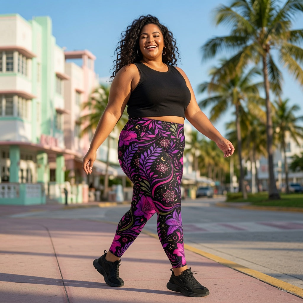 Fuchsia Wilds Pocket Legging