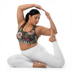 Crimson Garden Padded Sports Bra