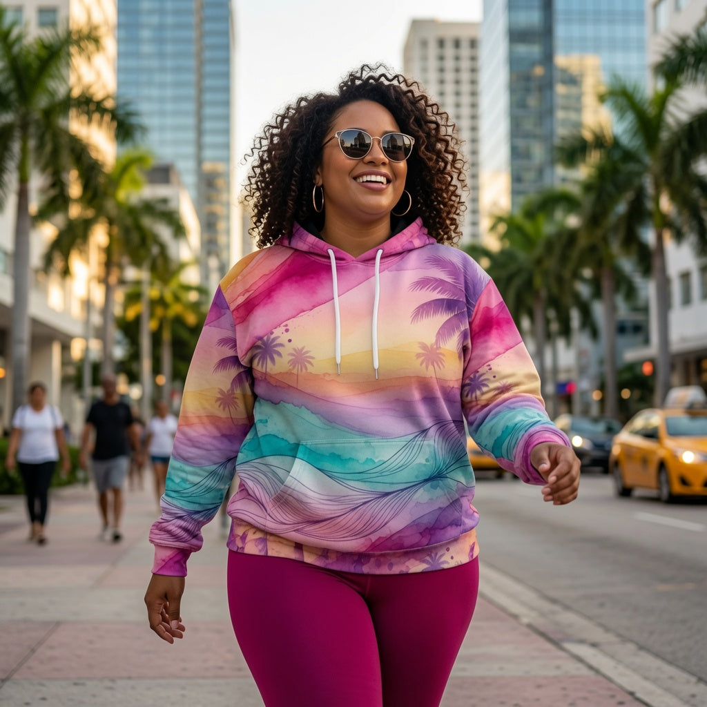 Sunset Paradise Pullover Hoodie