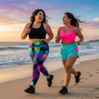 Pixel Burst Pocket Leggings