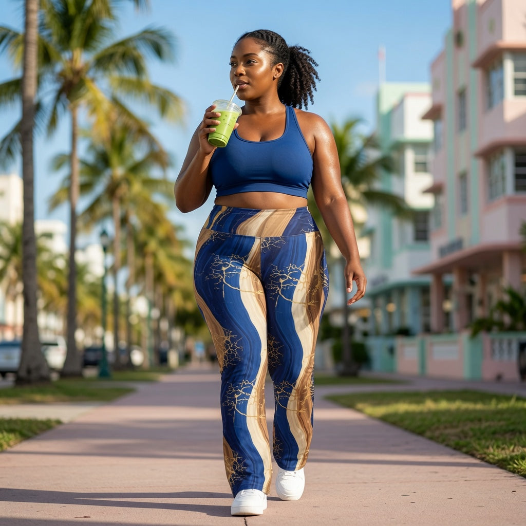 Baroque Flow Flare Leggings