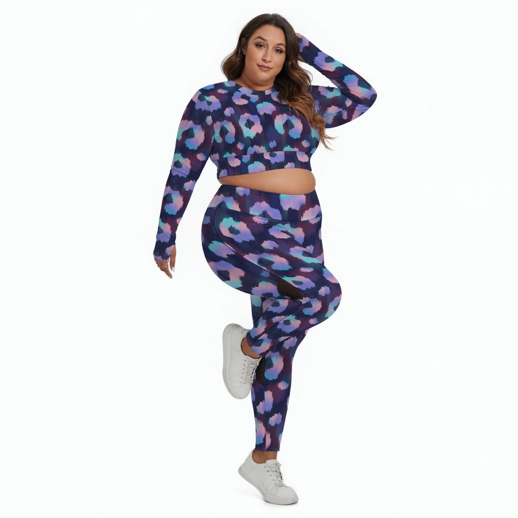 Indigo Bloom Legging Set