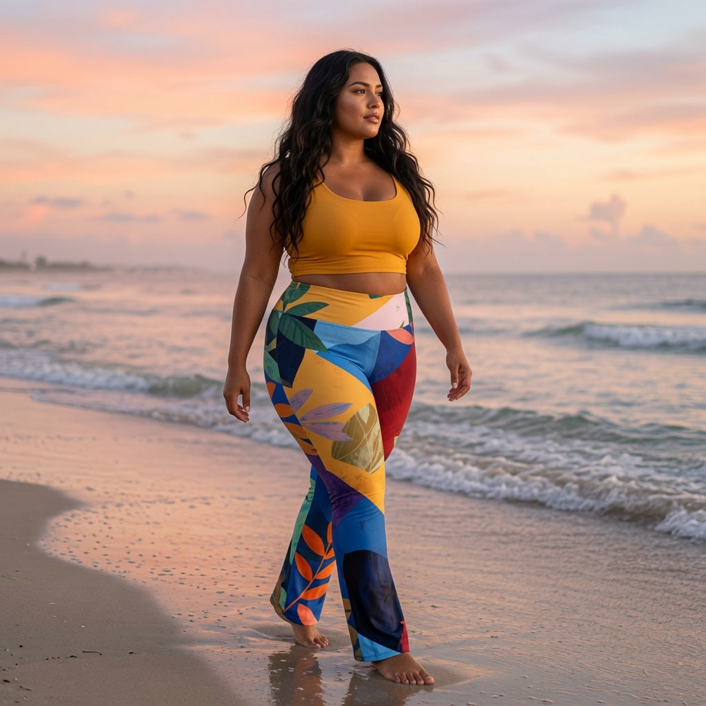 Prism Bold Print Flare Leggings