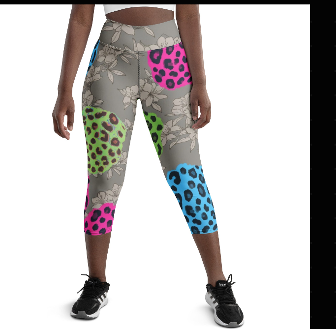 Wild Bloom Capri Leggings