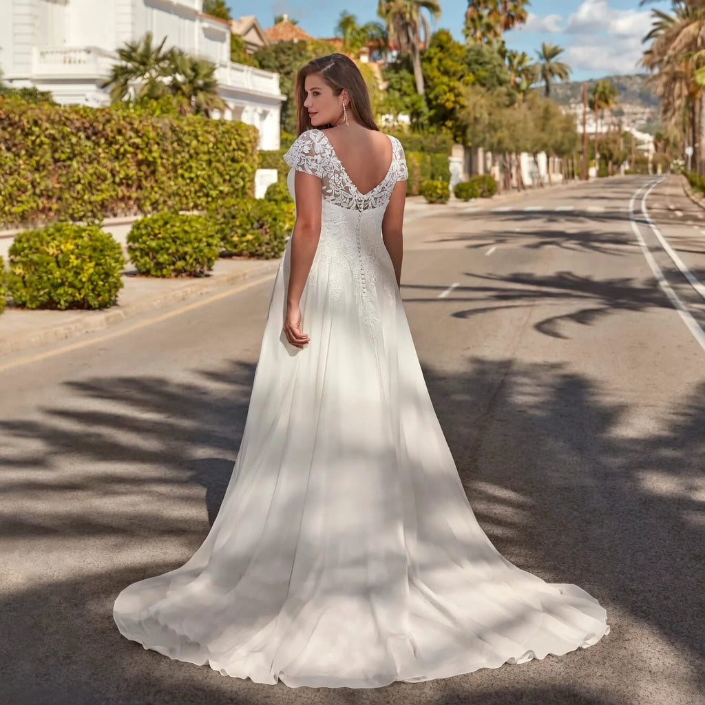 Brynn Chiffon A-Line Gown